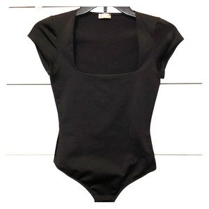 Free People square neck bodysuit